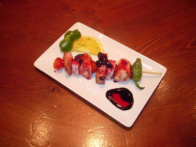 Brochetas del chef
