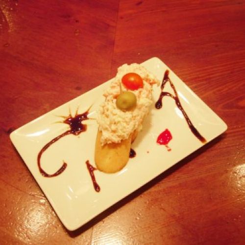 Cangrejo con mayonesa